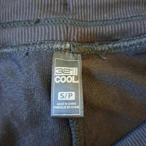 32 Degrees Cool Tech Joggers Lightweight  Active Pant Black Small Loungewear - Picture 13 of 15